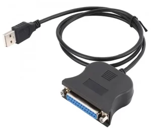 کابل تبدیل USB به پارالل 25 پین مادگی
