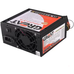 منبع-تغذیه-کامپیوتر-گریت-مدل-GR230-230W-فن-کوچک